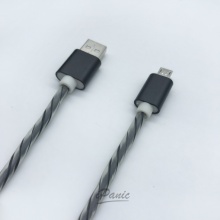 Micro USB 充電傳輸線 1.2m 果凍螺紋 充電線 傳輸線 120cm 充電