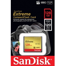 SanDisk 128GB EXTREME CF 記憶卡 讀120MB 寫85MB 128G COMPACTFLASH