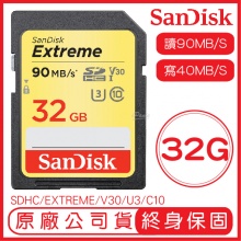 SanDisk 32GB EXTREME SD C10 U3...