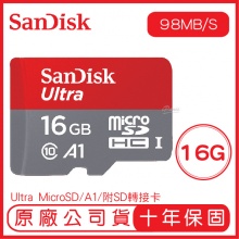 SANDISK 16G ULTRA microSD 98MB...