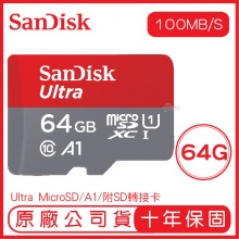 SANDISK 64G ULTRA microSD 100M...